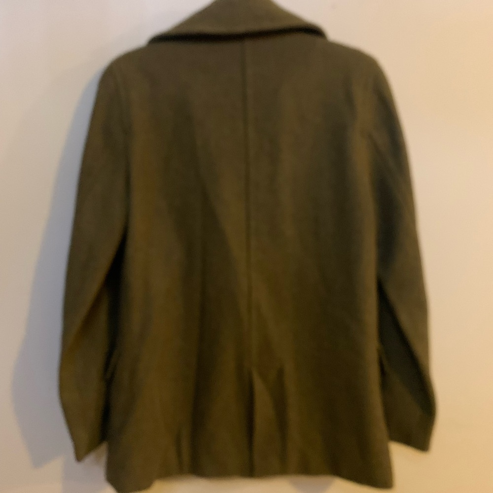 Abercrombie & Fitch Women's Olive Peacoat - Picture 3 of 9
